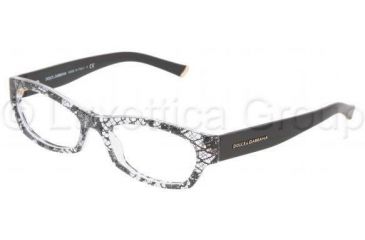 Image of Dolce&Gabbana DG3115 Single Vision Prescription Eyewear 1895-5117 - Black Lace