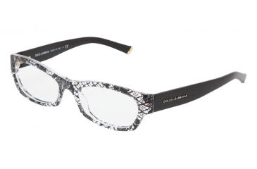 Image of Dolce&amp;Gabbana DG3115 Eyeglass Frames 1895-5317 - Black Lace 