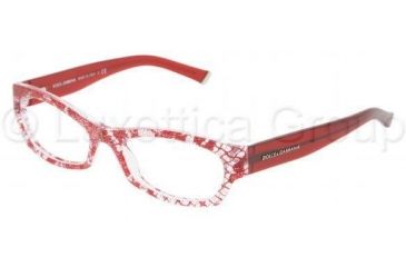 Image of Dolce&Gabbana DG3115 Single Vision Prescription Eyewear 1897-5117 - Red Lace
