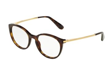 Image of Dolce&amp;Gabbana DG3242F Bifocal Prescription Eyeglasses 502-50 - Havana Frame
