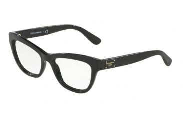 Image of Dolce&amp;Gabbana DG3253F Bifocal Prescription Eyeglasses 501-51 - Black Frame