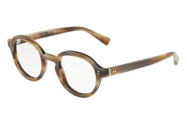 Image of Dolce&amp;Gabbana DG3271F Progressive Prescription Eyeglasses 3116-47 - Striped Brown Frame