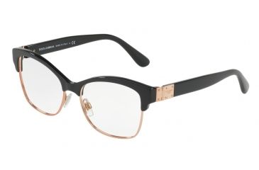 Image of Dolce&amp;Gabbana DG3272 Bifocal Prescription Eyeglasses 501-52 - Black Frame