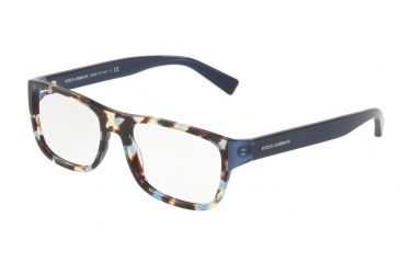 Image of Dolce&amp;Gabbana DG3276 Bifocal Prescription Eyeglasses 3141-52 - Blue Havana Frame