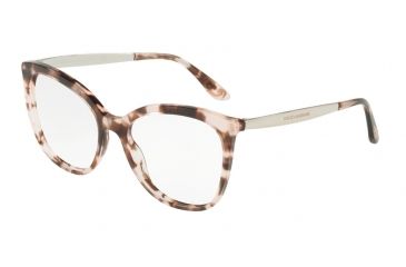 Image of Dolce&amp;Gabbana DG3278F Single Vision Prescription Eyeglasses 5253-54 - Cube Pink Frame