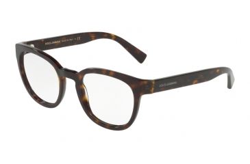 Image of Dolce&Gabbana DG3287 Eyeglass Frames 502-49 - Havana Frame