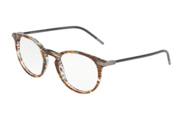 Image of Dolce&Gabbana DG3303F Bifocal Prescription Eyeglasses, 52mm, Striped Brown, DG3303F-3221-52-BI