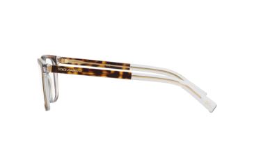 Image of Dolce&amp;Gabbana DG3307 Progressive Prescription Eyeglasses, 51mm, Top Havana On Crystal, DG3307-757-51-PRO