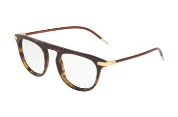 Image of Dolce&amp;Gabbana DG3318 Progressive Prescription Eyeglasses, 48mm, Havana, DG3318-502-48-PRO
