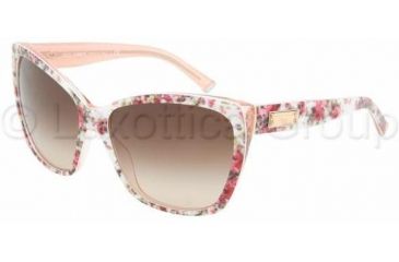 Image of Dolce&amp;Gabbana DG4111 Bifocal Prescription Sunglasses DG4111-179013-5915 - Lens Diameter 59 mm, Frame Color Ext Flower/Int Pink
