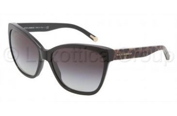 Image of Dolce&amp;Gabbana DG4114 Prescription Sunglasses DG4114-25258G-5915 - Frame Color Black, Lens Diameter 59 mm