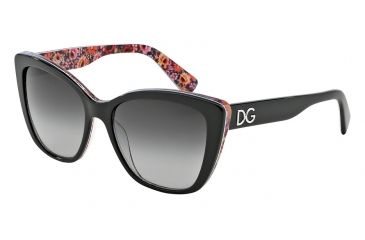 Image of Dolce&amp;Gabbana DG4216 Bifocal Prescription Sunglasses DG4216-27898G-55 - Lens Diameter 55 mm, Frame Color Top Black On Mosaic