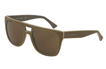 Image of Dolce&amp;Gabbana DG4255 Progressive Prescription Sunglasses DG4255-296273-56 - Lens Diameter 56 mm, Frame Color Olive/red/matte Mud