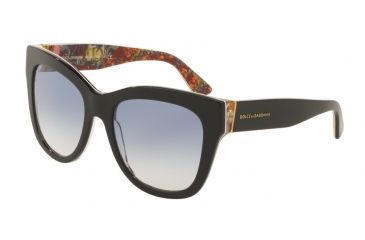 Image of Dolce&Gabbana DG4270F Single Vision Prescription Sunglasses DG4270F-303319-55 - Lens Diameter 55 mm, Frame Color Top Black/handcart