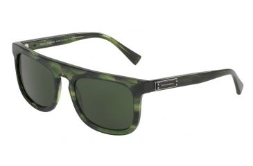 Image of Dolce&Gabbana DG4288 Progressive Prescription Sunglasses DG4288-306687-53 - Lens Diameter 53 mm, Frame Color Striped Green