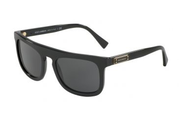 Image of Dolce&Gabbana DG4288 Progressive Prescription Sunglasses DG4288-501-87-53 - Lens Diameter 53 mm, Frame Color Black