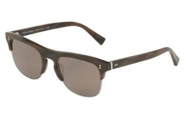 Image of Dolce&amp;Gabbana DG4305 Bifocal Prescription Sunglasses DG4305-31184R-53 - Lens Diameter 53 mm, Frame Color Striped Bordeaux/gunmetal