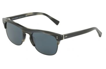 Image of Dolce&amp;Gabbana DG4305F Progressive Prescription Sunglasses DG4305F-3117R5-53 - Lens Diameter 53 mm, Frame Color Striped Blue/black