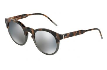 Image of Dolce&amp;Gabbana DG4329F Prescription Sunglasses, 50mm, Blue Havana/transp Grey, DG4329F-314540-50-SV