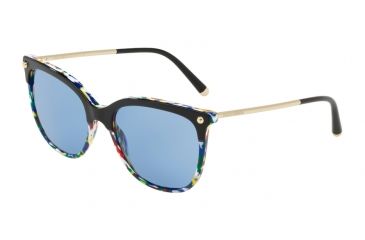 Image of Dolce&amp;Gabbana DG4333 Bifocal Prescription Sunglasses DG4333-318172-55 - Lens Diameter 55 mm, Frame Color Top Black On Memphis