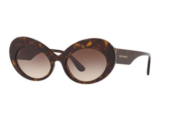 Image of Dolce&amp;Gabbana DG4345F Bifocal Prescription Sunglasses, 55mm, Havana, DG4345F-502-13-55-BI