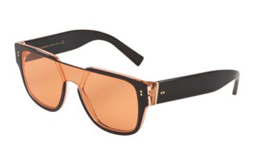 Image of Dolce&amp;Gabbana DG4356F Sunglasses 323974-22 - , Dark Orange Lenses