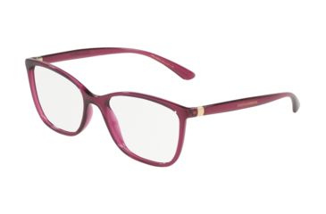 Image of Dolce&amp;Gabbana DG5026 Bifocal Prescription Eyeglasses, 52mm, Transparent Black Cherry, DG5026-1754-52-BI