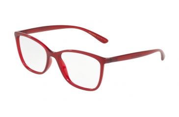 Image of Dolce&amp;Gabbana DG5026 Bifocal Prescription Eyeglasses 3091-52 - Transparent Bordeaux Frame