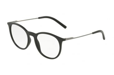 Image of Dolce&amp;Gabbana DG5031 Prescription Eyeglasses, 51mm, Matte Black, DG5031-2525-51-SV