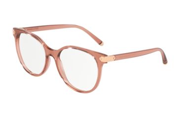 Image of Dolce&amp;Gabbana DG5032 Progressive Prescription Eyeglasses, 51mm, Transparente Pink, DG5032-3148-51-PRO