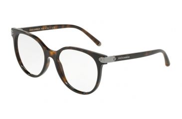 Image of Dolce&amp;Gabbana DG5032 Progressive Prescription Eyeglasses 502-51 - Havana Frame