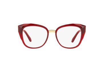 Image of Dolce&amp;Gabbana DG5041 Progressive Prescription Eyeglasses, 51mm, Transparent Bordeaux, DG5041-1551-51-PRO