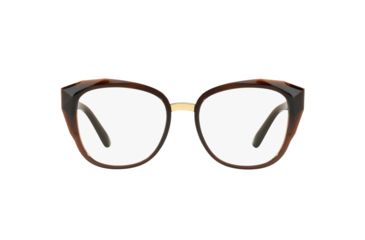 Image of Dolce&amp;Gabbana DG5041 Progressive Prescription Eyeglasses, 51mm, Transparent Brown, DG5041-3159-51-PRO