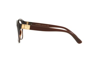 Image of Dolce&amp;Gabbana DG5041 Progressive Prescription Eyeglasses, 51mm, Transparent Brown, DG5041-3159-51-PRO