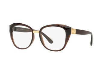 Image of Dolce&amp;Gabbana DG5041 Progressive Prescription Eyeglasses, 51mm, Transparent Brown, DG5041-3159-51-PRO