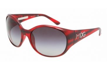 Image of Dolce &amp; Gabanna DG6060 #17488G - Red Frame, Gray Gradient Lenses