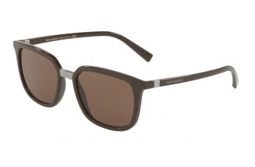 Image of Dolce&amp;Gabbana DG6114 Progressive Prescription Sunglasses DG6114-315973-53 - Lens Diameter 53 mm, Frame Color Brown