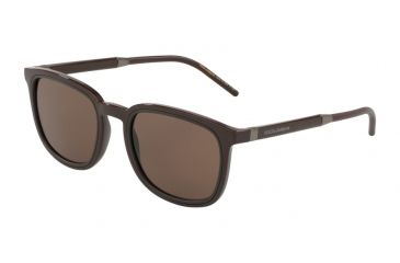 Image of Dolce&amp;Gabbana DG6115 Progressive Prescription Sunglasses DG6115-304273-53 - Lens Diameter 53 mm, Frame Color Brown