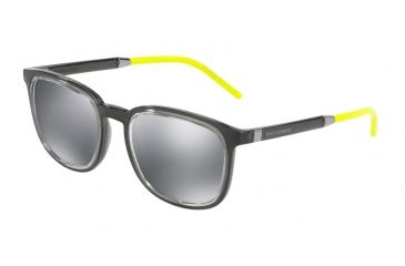 Image of Dolce&amp;Gabbana DG6115 Progressive Prescription Sunglasses DG6115-31606G-53 - Lens Diameter 53 mm, Frame Color Transparent Grey