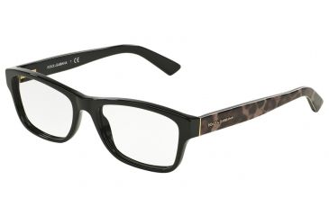 Image of Dolce&amp;Gabbana ENCHANTED BEAUTIES DG3208 Bifocal Prescription Eyeglasses 2525-52 - Black Frame