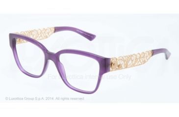 Image of Dolce&amp;Gabbana FILIGRANA DG3186 Bifocal Prescription Eyeglasses 2677-51 - Opal Violet Frame