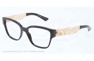 Image of Dolce&amp;Gabbana FILIGRANA DG3186 Bifocal Prescription Eyeglasses 501-51 - Black Frame
