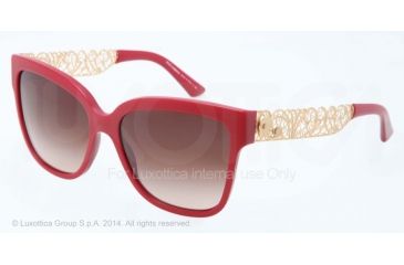 Image of Dolce&amp;Gabbana FILIGRANA DG4212 Progressive Prescription Sunglasses DG4212-258313-56 - Lens Diameter 56 mm, Frame Color Matte Bordeaux