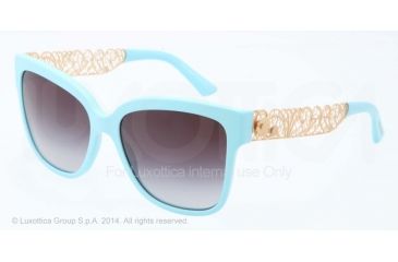 Image of Dolce&amp;Gabbana FILIGRANA DG4212 Progressive Prescription Sunglasses DG4212-25868G-56 - Lens Diameter 56 mm, Frame Color Matte Azure