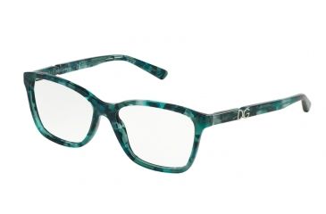 Image of Dolce&amp;Gabbana ICONIC LOGO DG3153PM Bifocal Prescription Eyeglasses 2911-52 - Green Marble Frame