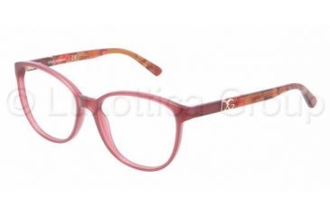 Image of Dolce&amp;Gabbana ICONIC LOGO DG3154P Single Vision Prescription Eyeglasses 2690-5216 - Dark Steel Frame