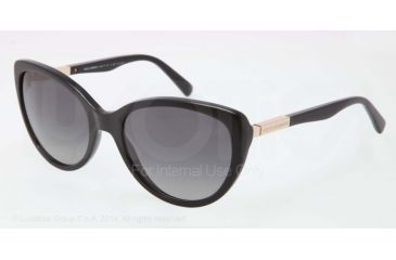 Image of Dolce&amp;Gabbana LIPSTICK DG4175 Sunglasses 501/T3-57 - Black Frame, Polar Gray Gradient Lenses