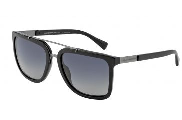 Image of Dolce&amp;Gabbana LOGO PLAQUE DG4219 Progressive Prescription Sunglasses DG4219-501-T3-57 - Lens Diameter 57 mm, Frame Color Black