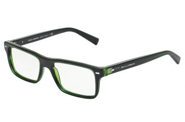Image of Dolce&amp;Gabbana NEW BOND STREET DG3196 Progressive Prescription Eyeglasses 2830-53 - Brushed Green Frame