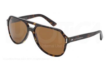 Image of Dolce&amp;Gabbana NEW BOND STREET DG4224 Bifocal Prescription Sunglasses DG4224-282183-61 - Lens Diameter 61 mm, Frame Color Brushed Havana